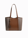 The Greenwich Mixed-Media Tote (Rustic Earth)