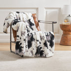 Cow Faux Fur Throw