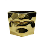 Nakos Lips Gold Table Centerpiece
