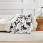 Cow Faux Fur Throw