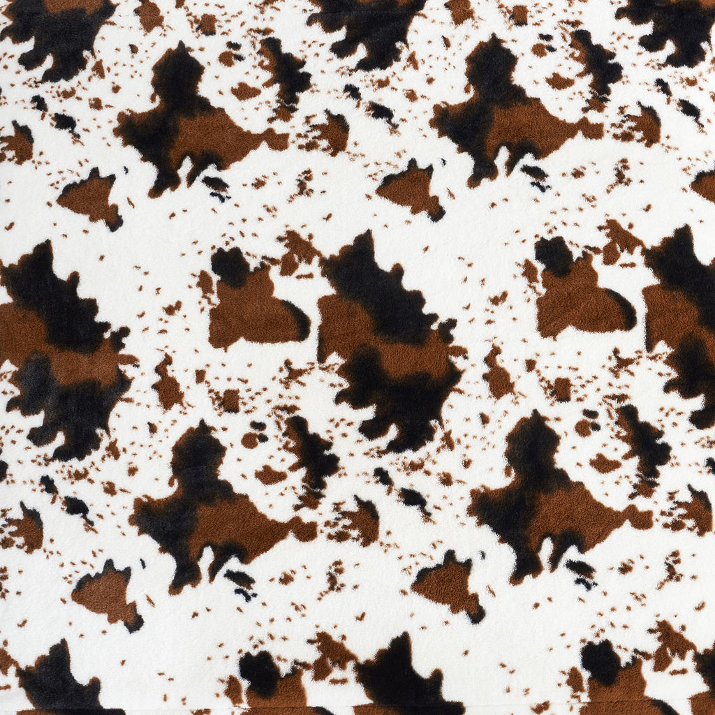 Cow Faux Fur Throw