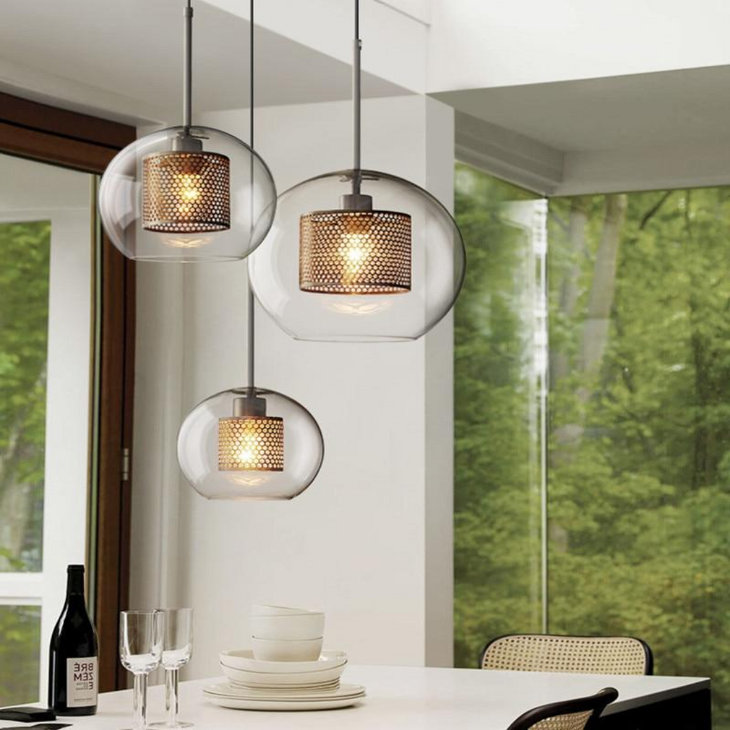 Vintage-Inspired Wrought Iron Ceiling Light