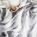 Deer Faux Fur Throw