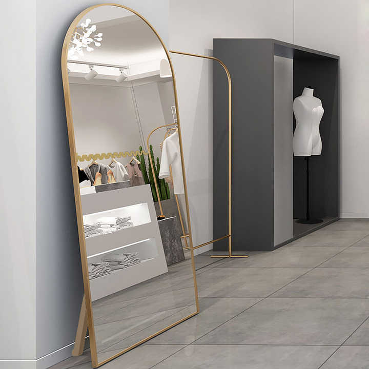 Luxury Gold Arched Mirror