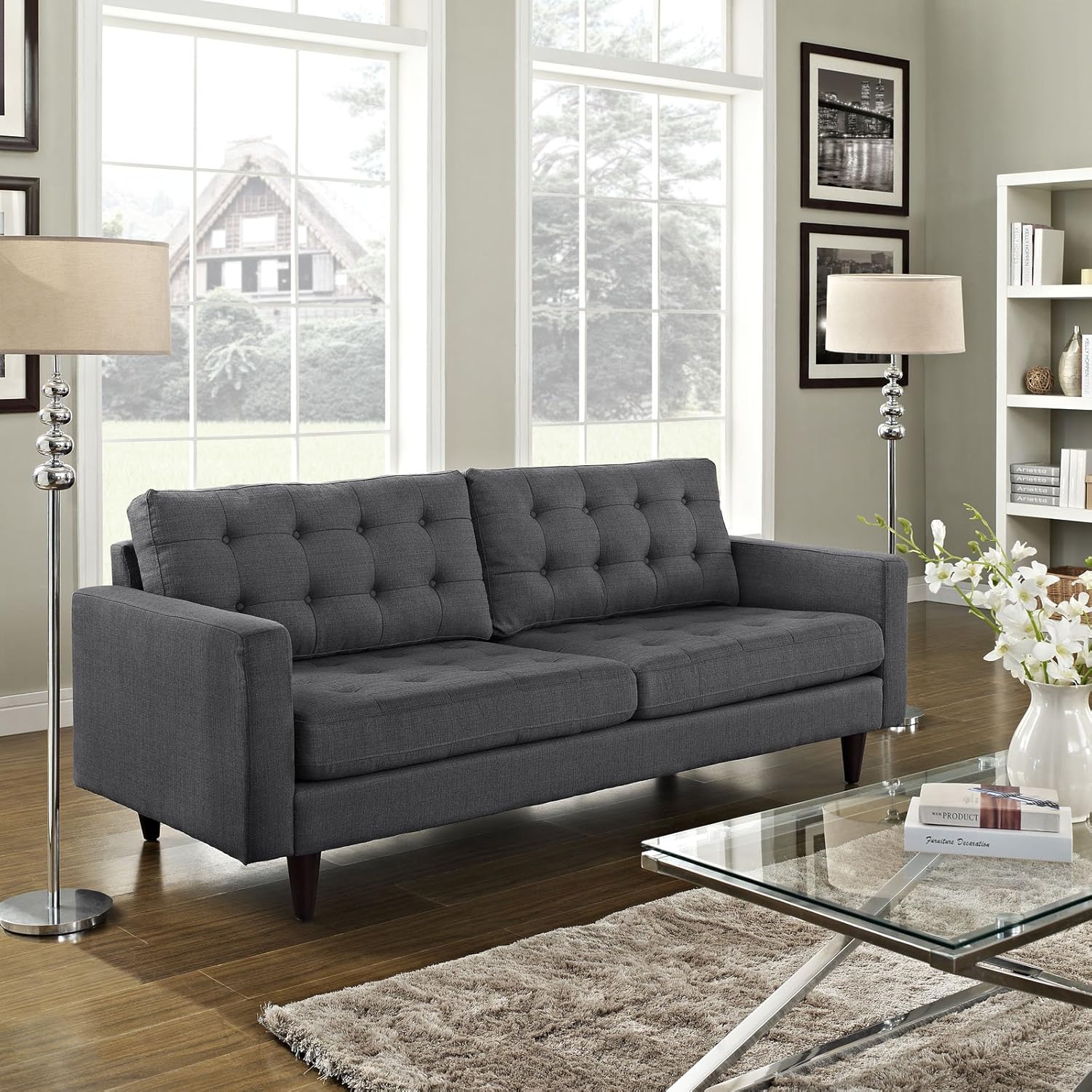 Midnight Tuft Sofa