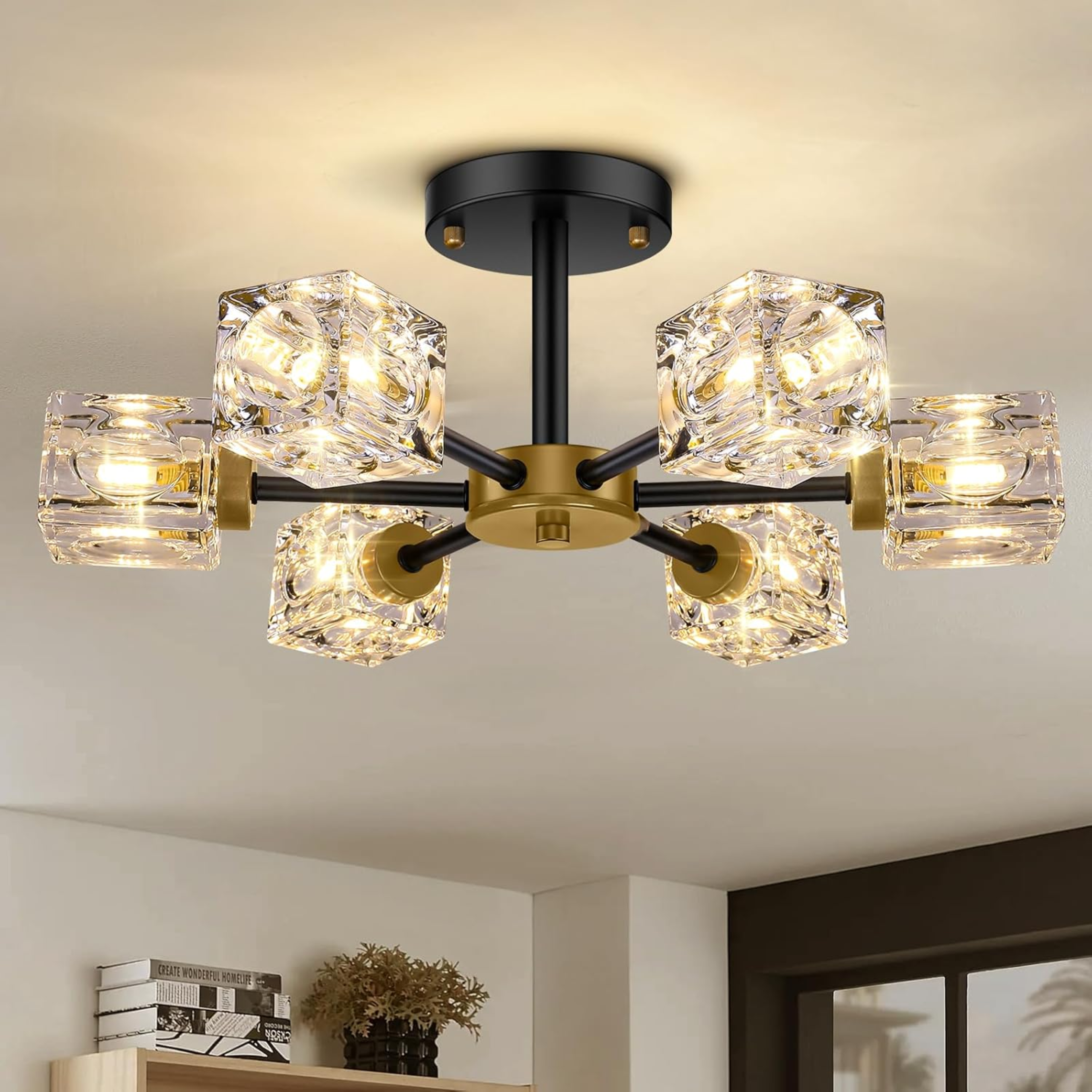 The Crystal Cube Luxe Light