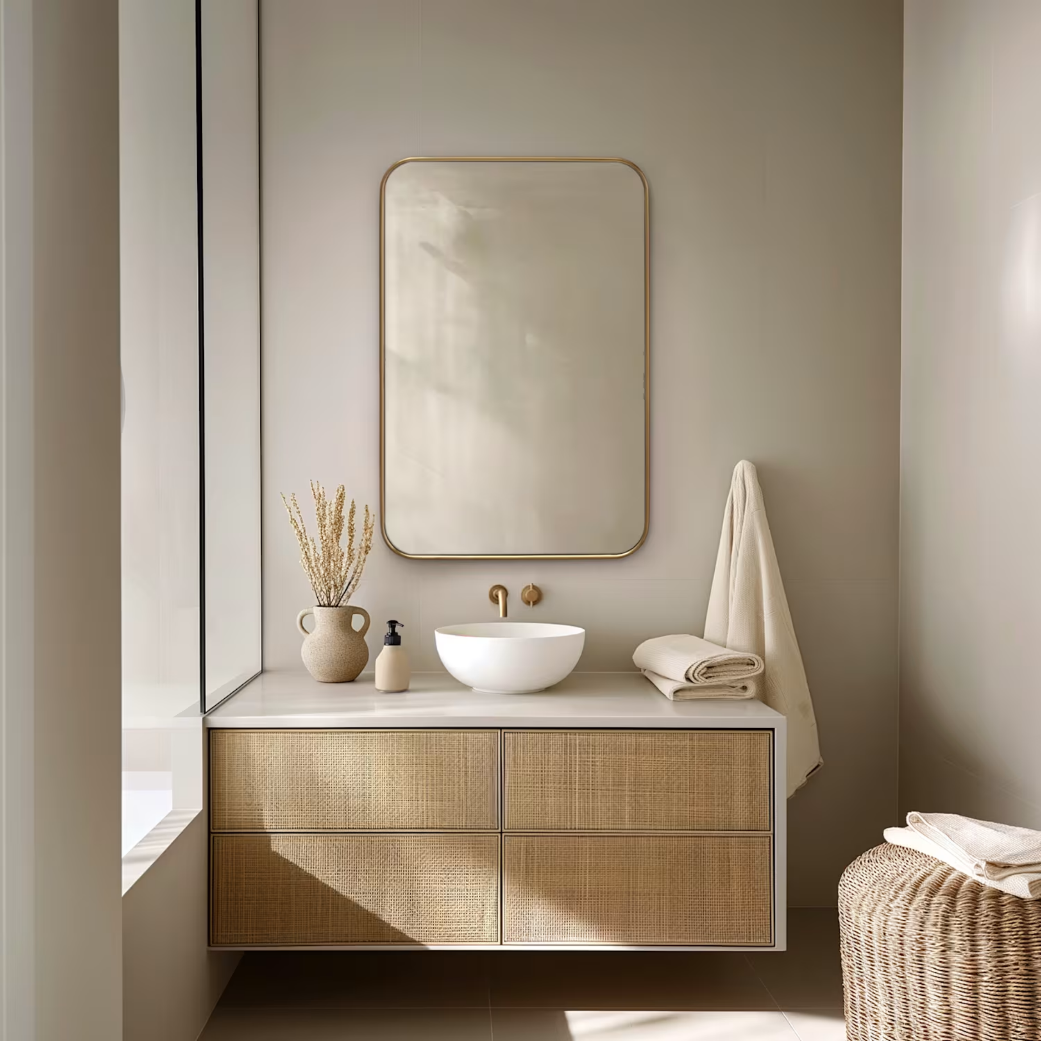 The Solace Rounded Mirror